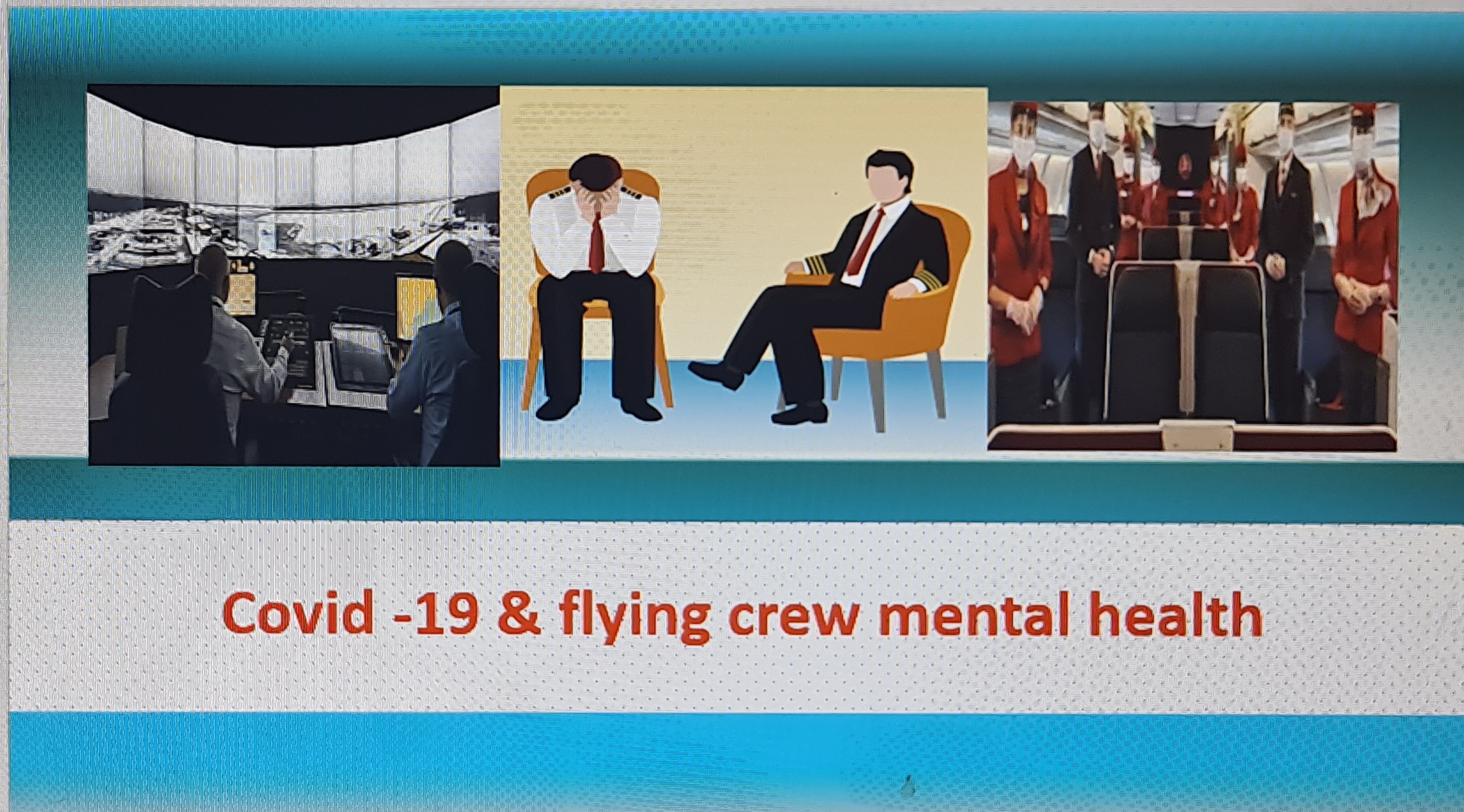Impact of Covid-19 and  Flying Crew Mental Health